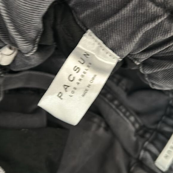 Pacsun faded black paperbag mom jeans size 28 - Picture 8 of 10